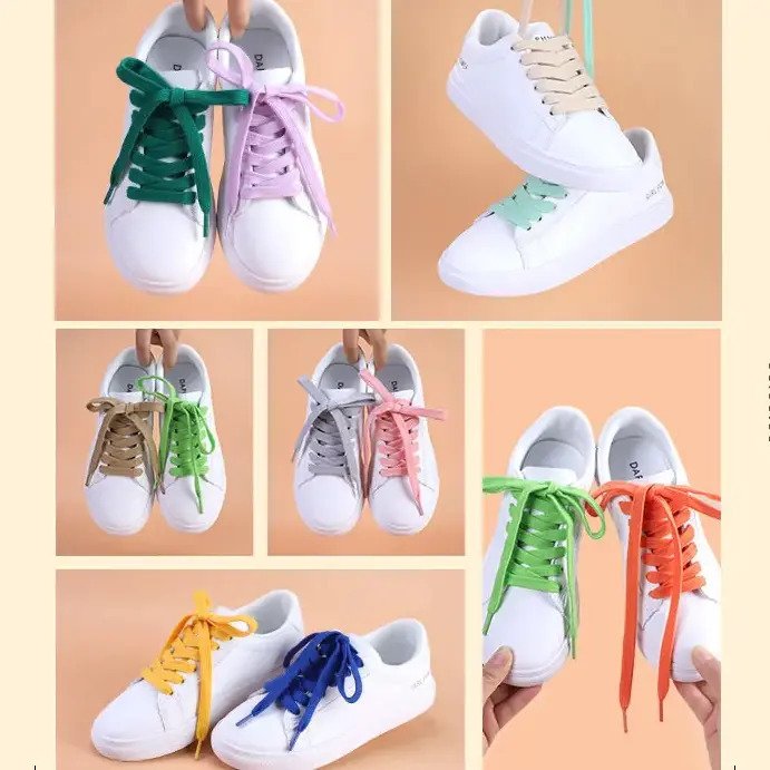 Classic Cotton Shoelaces: Durable, Soft, and Versatile for Any Shoe Style