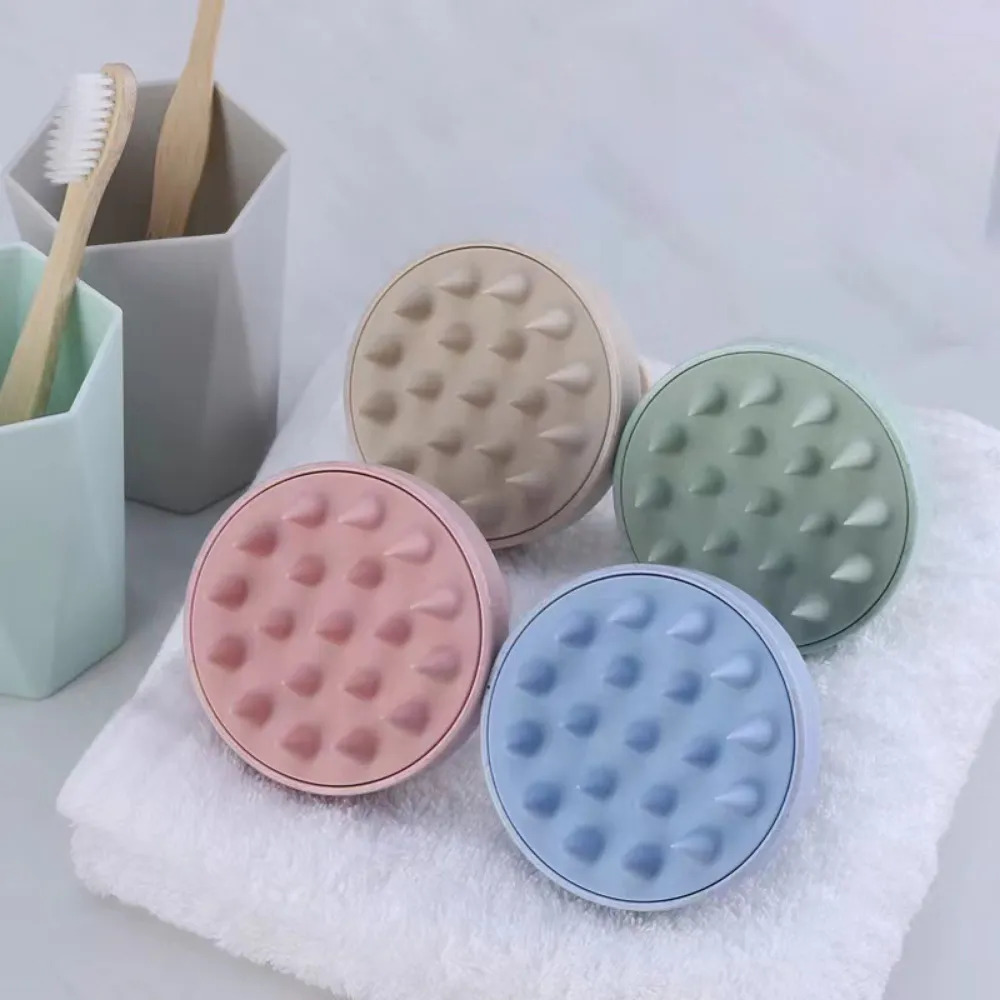 Gentle Scalp Massage: Silicone Hair Washing Brush for Deep Cleansing