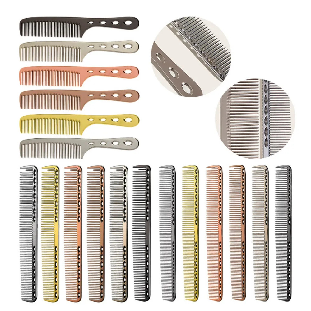 Versatile Space Aluminum Comb: Your Professional Hairdressing Essential