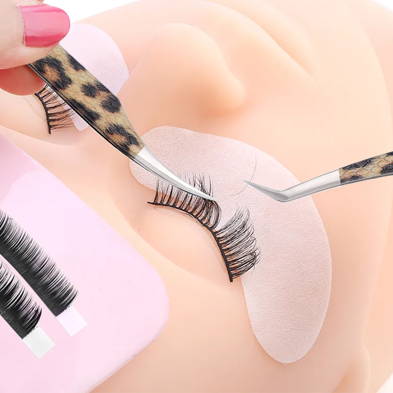 3D Anti-static Eyelash Tweezers Made of Stainless Steel with High Precision