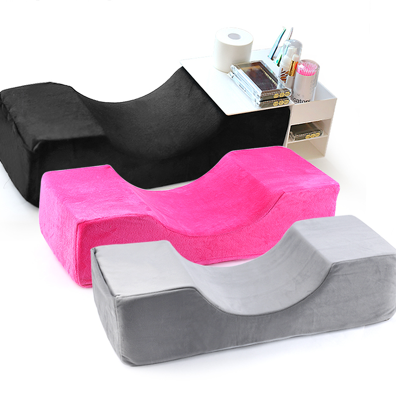 Pillow for Eyelash Extension for Neck Support, Washable and Zippered