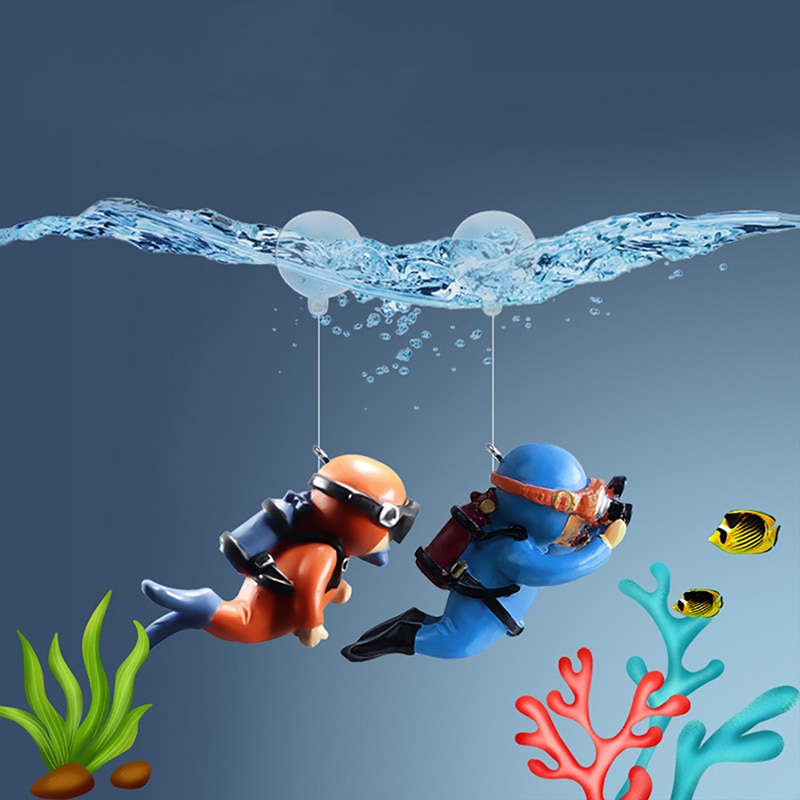 Aquarium Decorative Floating Diver