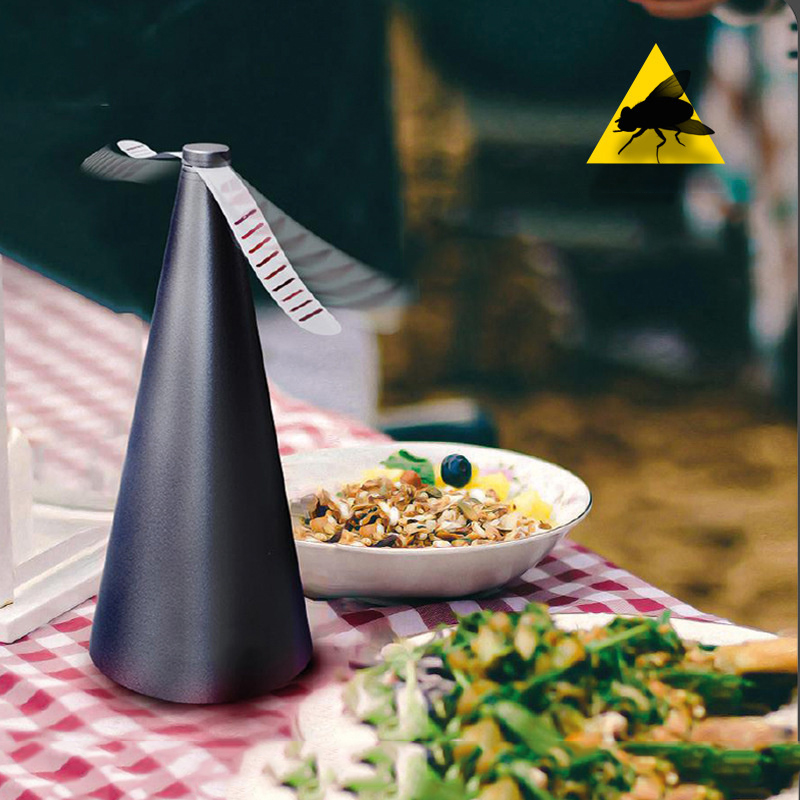 The Kitchen Fly Repellent Fan Creates Protective Barrier Around Food